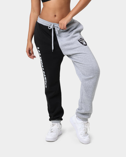 Majestic Athletic Las Vegas Raiders All Team Champs Track Pants Black/Grey Marle