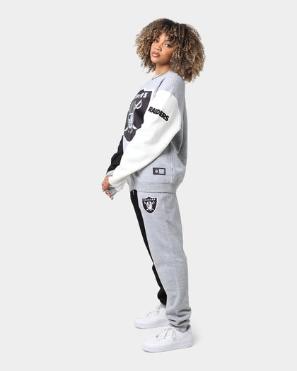 Majestic Athletic Las Vegas Raiders All Team Champs Track Pants Black/Grey Marle