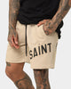 Saint Morta Kingdom Sweat Shorts Stone/Black