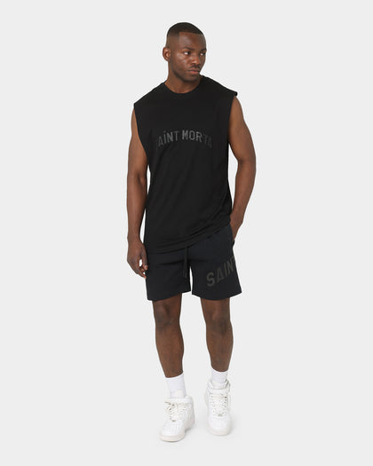 Saint Morta Kingdom Sweat Shorts Vintage Black