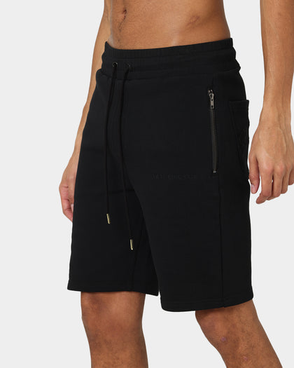 Last Kings Chain Fleece Shorts Black