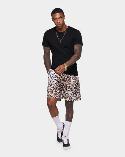 XXIII Beaune Leopard Fleece Shorts Leopard