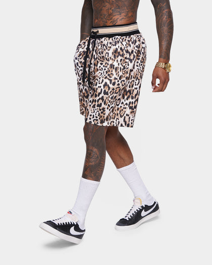 XXIII Beaune Leopard Fleece Shorts Leopard