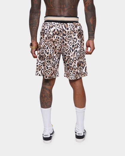 XXIII Beaune Leopard Fleece Shorts Leopard