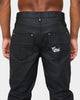 Carre Simplicite Waxed Slim Jeans Waxed Black