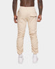 XXIII Rhone Rouched Fleece Pants Beige