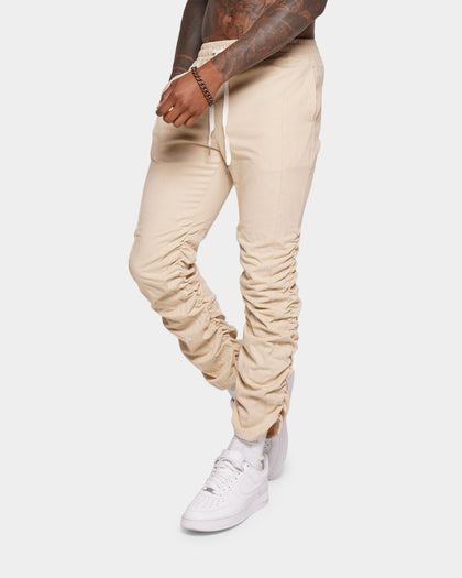 XXIII Rhone Rouched Fleece Pants Beige