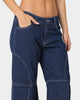 XXIII Women's Trapani Wide Leg Jeans Blue