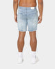 Dead Studios Relaxed Denim Shorts Washed Indigo