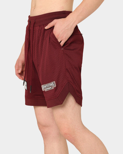 The Anti Order Oblivion Basketball Shorts Dark Burgundy