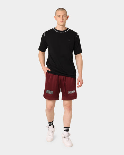 The Anti Order Oblivion Basketball Shorts Dark Burgundy