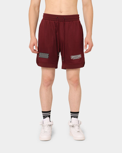 The Anti Order Oblivion Basketball Shorts Dark Burgundy