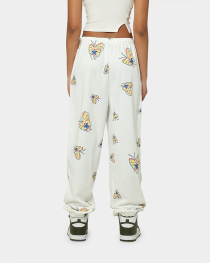 XXIII Butterfly Print Track Pants White