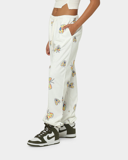XXIII Butterfly Print Track Pants White