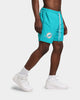 Majestic Athletic Miami Dolphins Chrome Font Beach Shorts Teal