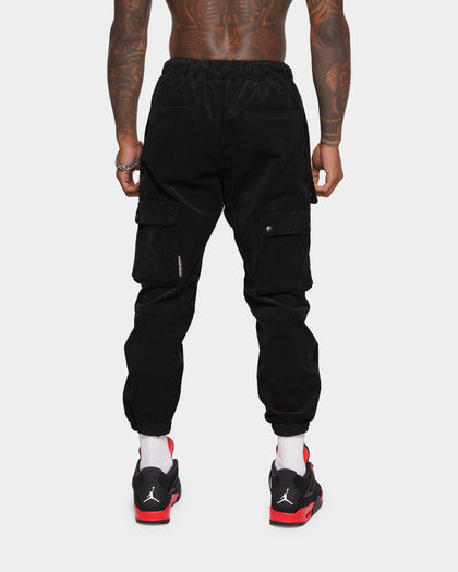 XXIII Brice Corduroy Cargo Pants Black