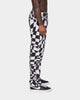 XXIII Colson Geometric Denim Jeans Black/White