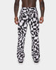 XXIII Colson Geometric Denim Jeans Black/White