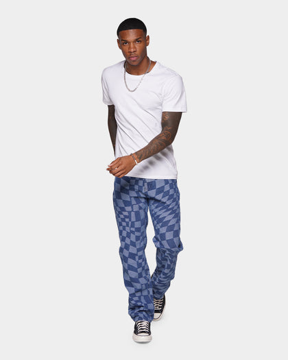 XXIII Colson Geometric Denim Jeans Blue