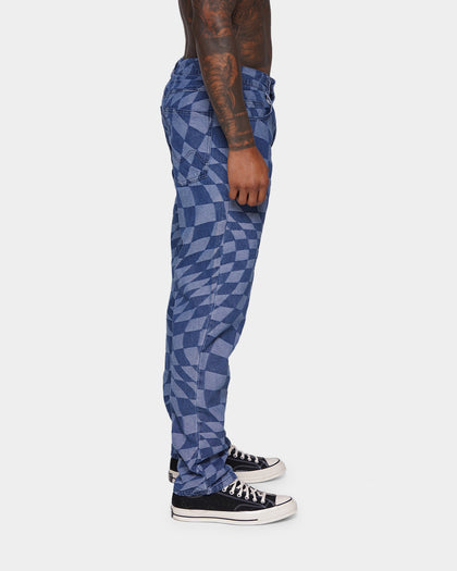 XXIII Colson Geometric Denim Jeans Blue