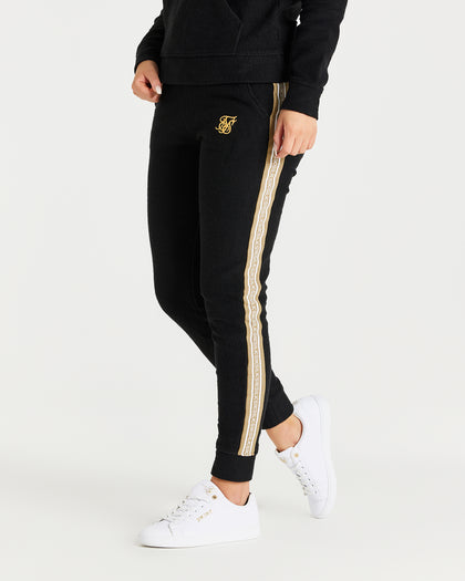 Sik Silk Women's Eminent Loopback Joggers Black