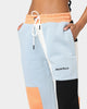 BEENTRILL Patchwork Sweat Pants Blue/Orange