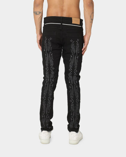Lifted Anchors Wild West Denim Jeans Black Wash