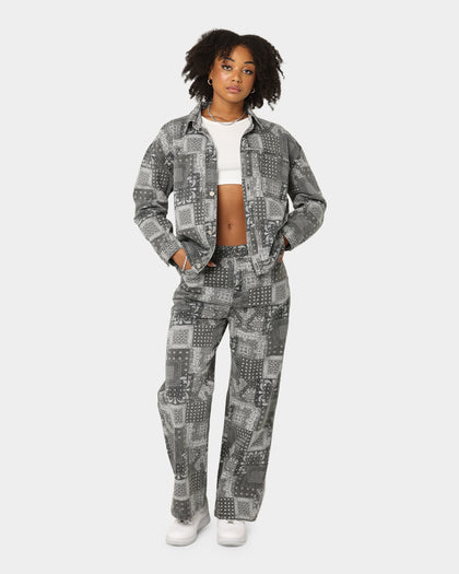 XXIII Women's Haimi Paisley Jeans Black