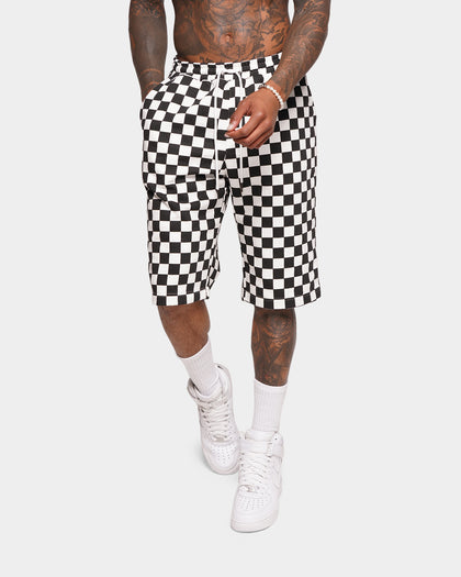 XXIII Kaveh Check Shorts Black/White