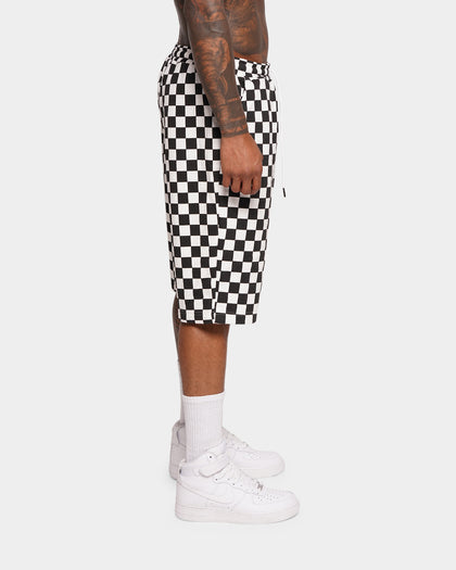 XXIII Kaveh Check Shorts Black/White