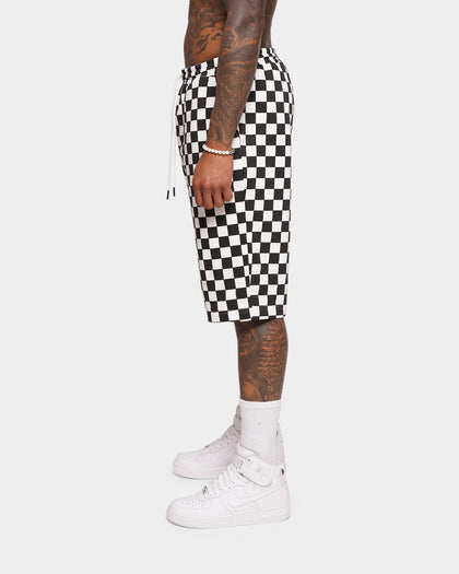 XXIII Kaveh Check Shorts Black/White