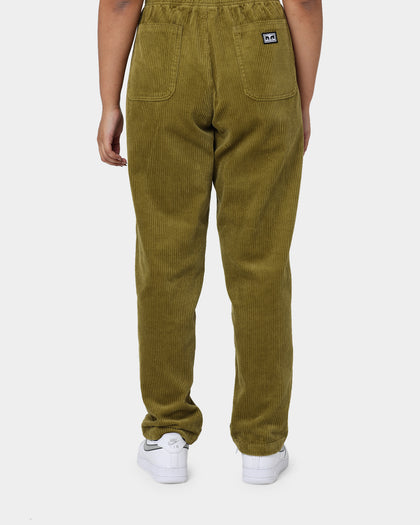 Obey Easy Cord Pants Olive Oil