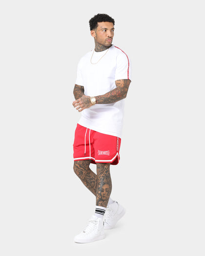 Saint Morta Ceremony Basketball Shorts Red/White