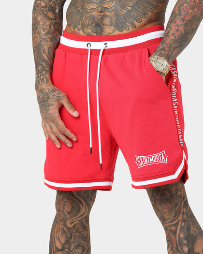 Saint Morta Ceremony Basketball Shorts Red/White