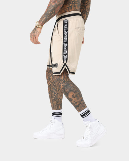Saint Morta Ceremony Basketball Shorts Stone/Black