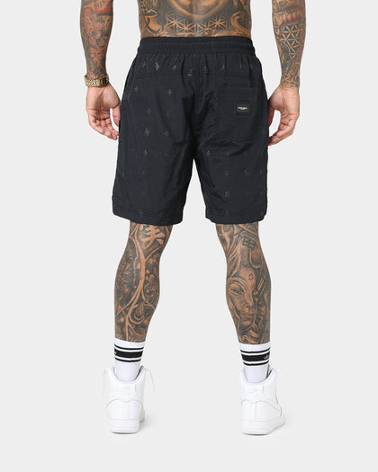 Saint Morta Icarus Shorts Black/Black