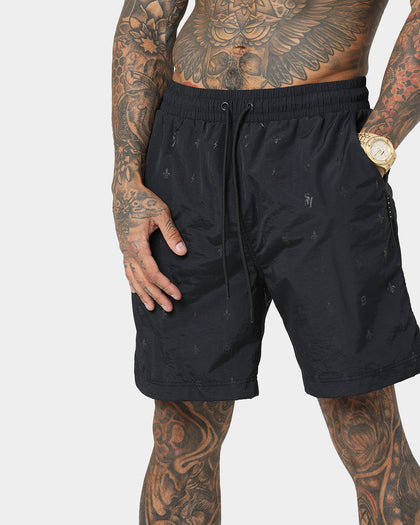 Saint Morta Icarus Shorts Black/Black
