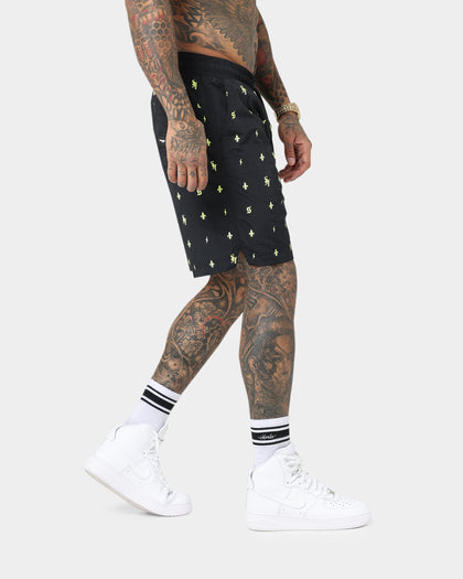 Saint Morta Icarus Shorts Black/Green
