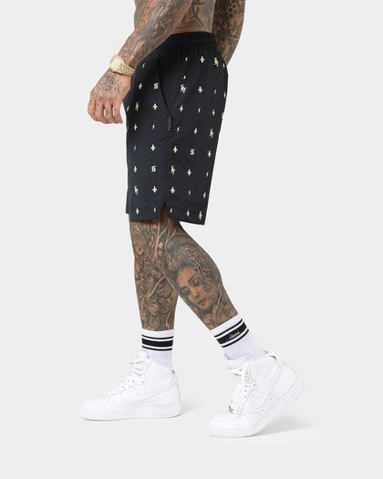 Saint Morta Icarus Shorts Black/Green