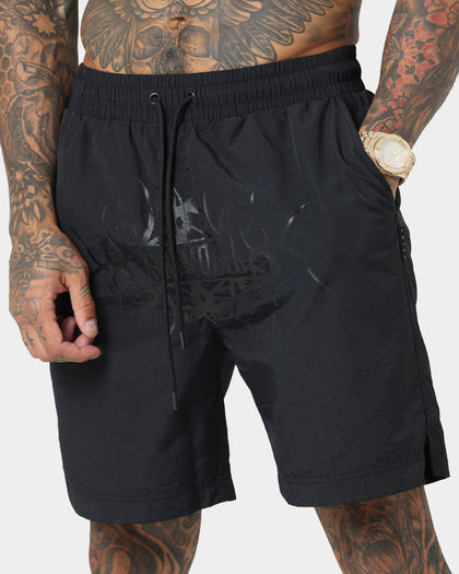 Saint Morta Venom Shorts Black
