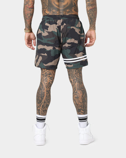 Saint Morta Generation Camo Beach Shorts Woodland Camo