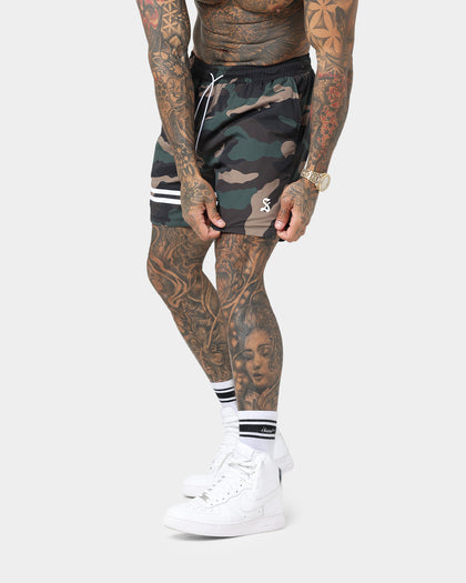 Saint Morta Generation Camo Beach Shorts Woodland Camo