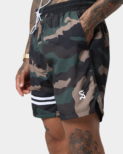 Saint Morta Generation Camo Beach Shorts Woodland Camo