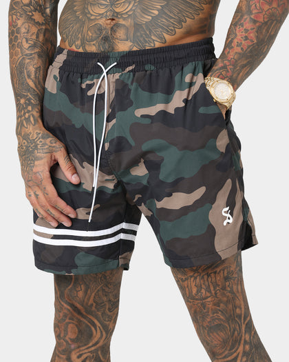 Saint Morta Generation Camo Beach Shorts Woodland Camo