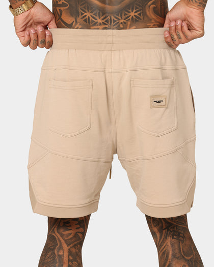 Saint Morta Annex Inset Basketball Shorts Stone