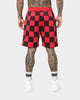 Saint Morta Checks Basketball Shorts Red/Black
