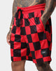 Saint Morta Checks Basketball Shorts Red/Black