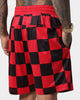 Saint Morta Checks Basketball Shorts Red/Black