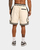 Loiter Carter Corduroy Basketball Shorts Off White/Black