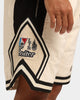 Loiter Carter Corduroy Basketball Shorts Off White/Black